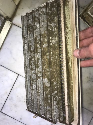 Mold on vent