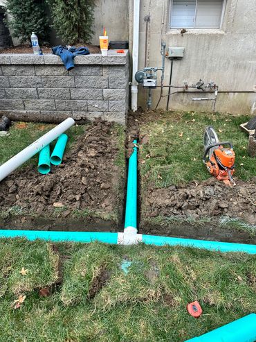 Irrigation System Installation. Landscape Irrigation, Installation