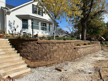 Retaining Wall Installation