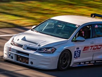 2017 VW Golf GTI TCR Race Car at Summit Point WV