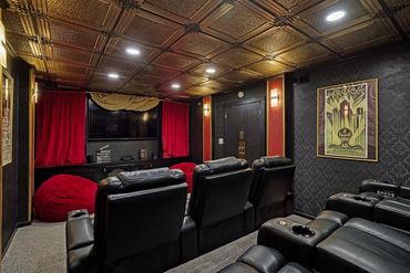 Theater room Adler Peak Enterprises Construction