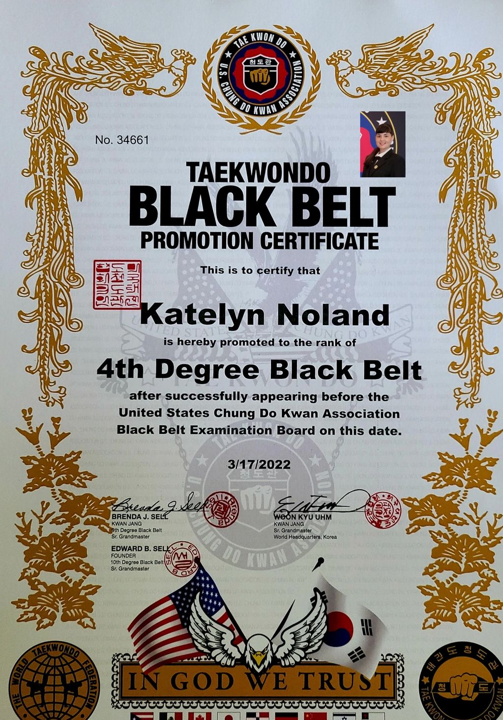 Certified Kukkiwon Instructors in Oviedo, Florida