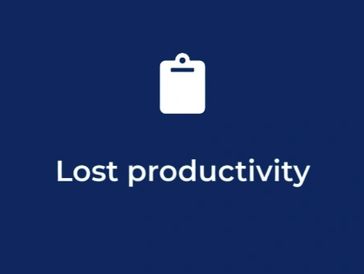If a new starter leaves in the first 12 months, one of the costs is lost productivity