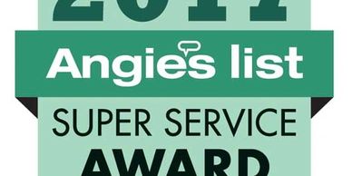 Angie's List gives a "Super Service Award" based on customer reviews