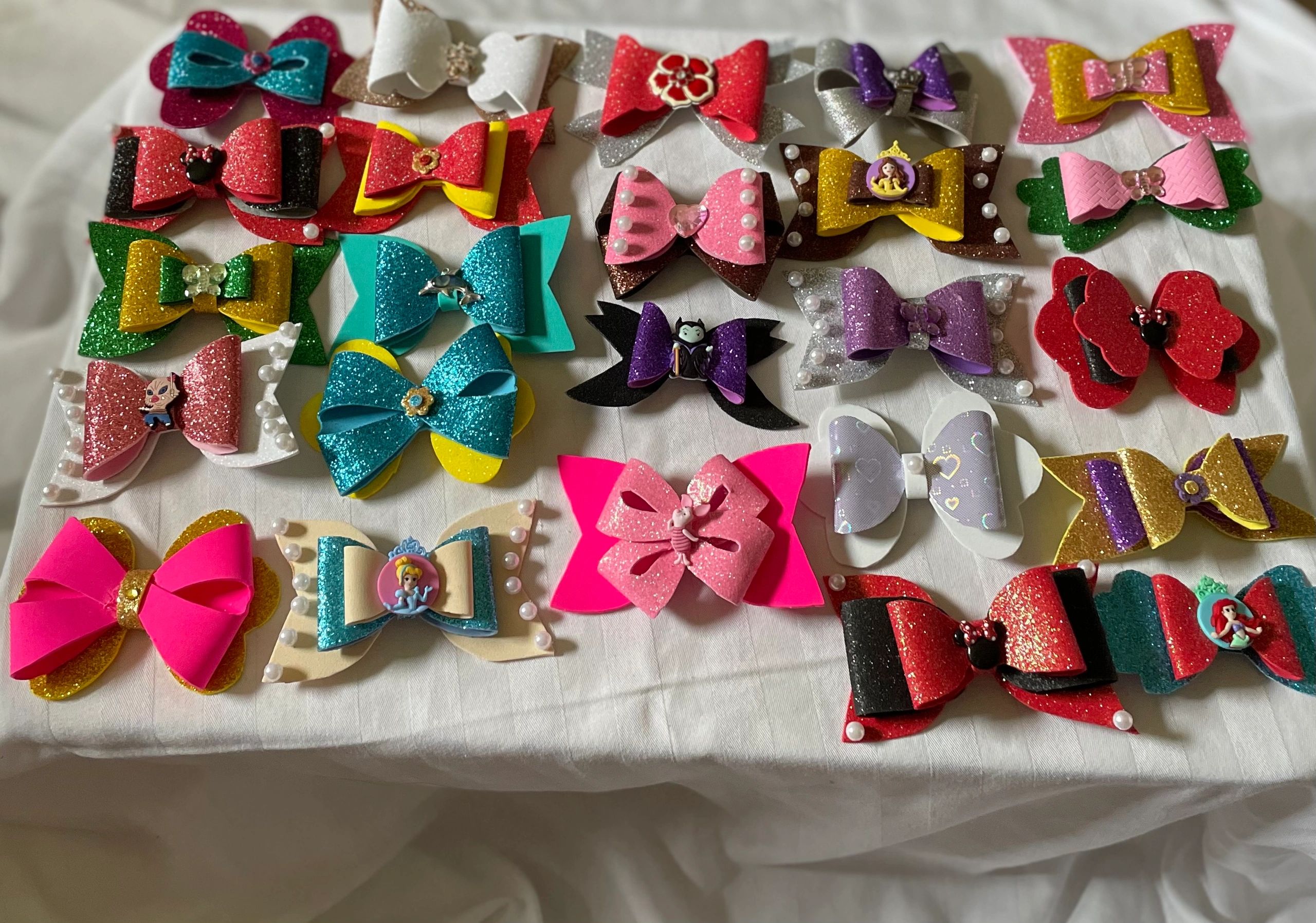 Welcome to lovable in bows! These are all handmade.