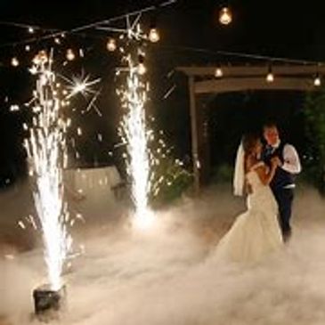 DJ Tony Signorino offers Cold Spark Machines and Dancing on the Clouds.
