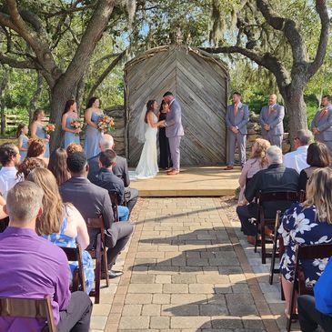 Ceremony Service being offered by DJ Tony Signorino at Bending Branch Ranch in New Smyrna Beach Flor