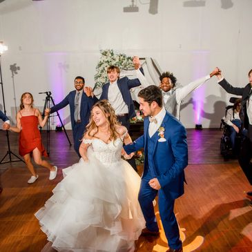 Wedding Dancing with DJ Tony Signorino at Ever After Farms Vineyard Pamona Park Florida