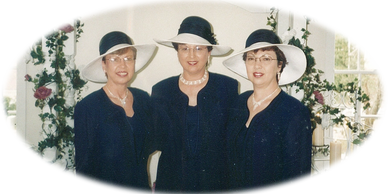 Weddings by the Foster Sisters. Donna, Margie, and Linda