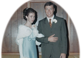 Tommy and Linda McGuire at his Senior Prom at Murphy High School.