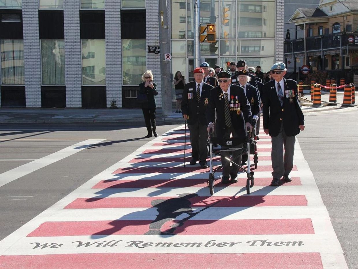 GUELPH VETERANS CROSSWALK DEDICATED