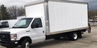 New "used" box truck used to pick up food for Portland Pay It Forward, a food pantry in Portland TN.