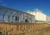 Bin pads for Ilta grain terminal near Moosejaw, Sk