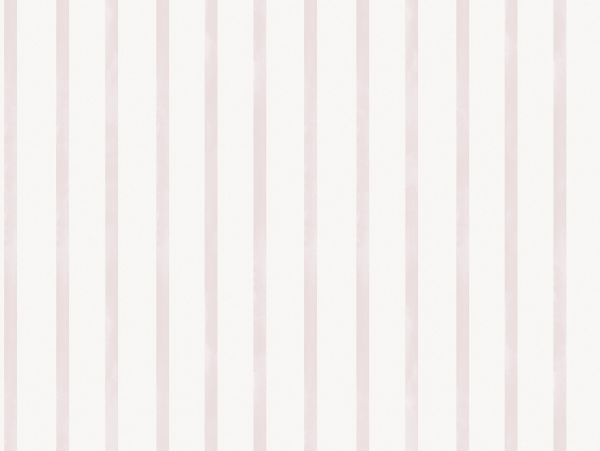 Cream and pale pink vertical striped wallpaper.