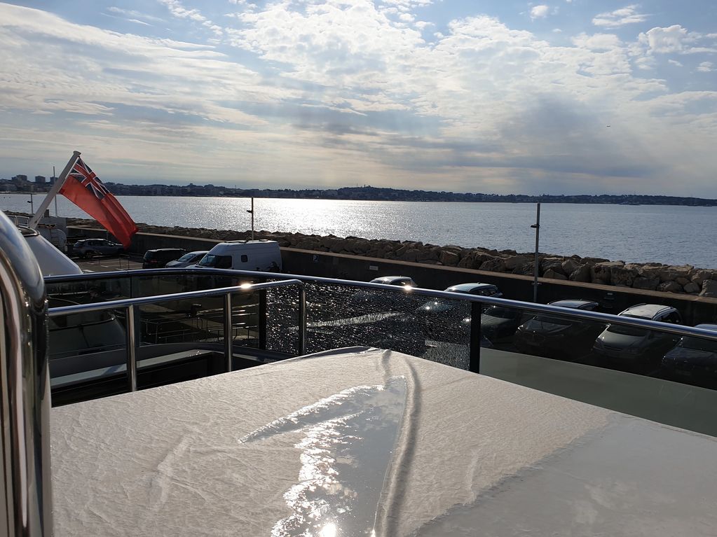 Shattered glass balustrade panel!