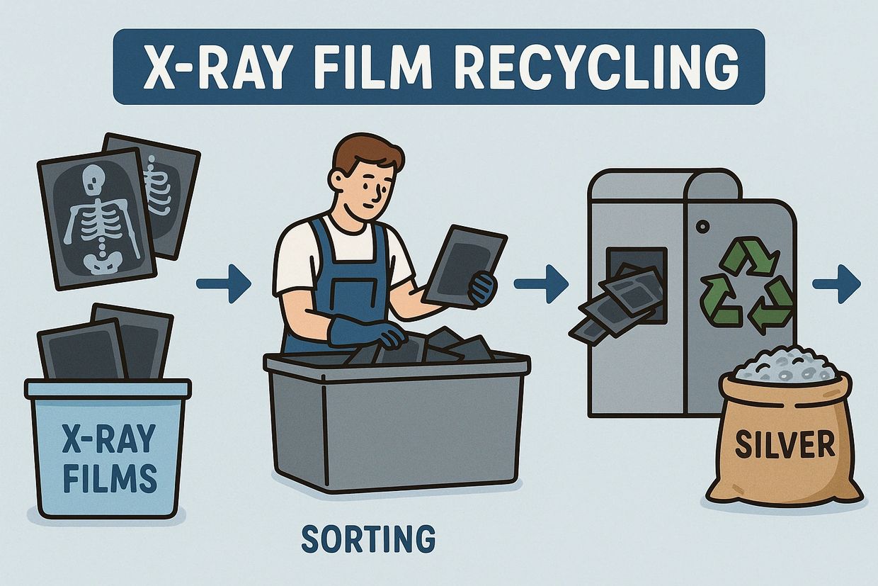 x-ray Film recycling in Los Angeles we buy X-ray Film cash for silver recovery Los Angeles