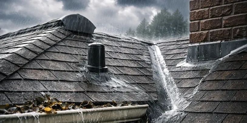 How heavy rain exposes roof installation problems