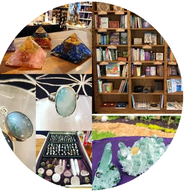 Crystals, Books, Oracle Cards, Tarot Cards, Journals, Incense, Sage, Palo Santo, Smudge, Jewelry