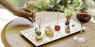 Wine Pairings 
Personal chef services in Charleston SC 