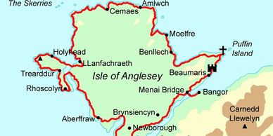 'Top of the Lane' holiday cottage, the Benllech area.