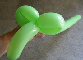 Twist simple balloon elephant along with MisMatch & YooHoo the magical entertainers. long island NY