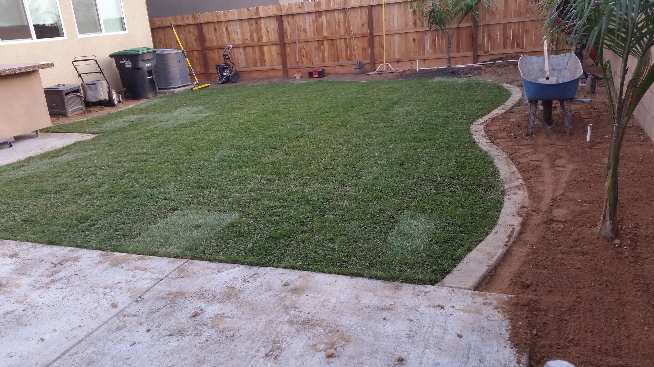 Morning sun landscape construction Morning sun landscape construction