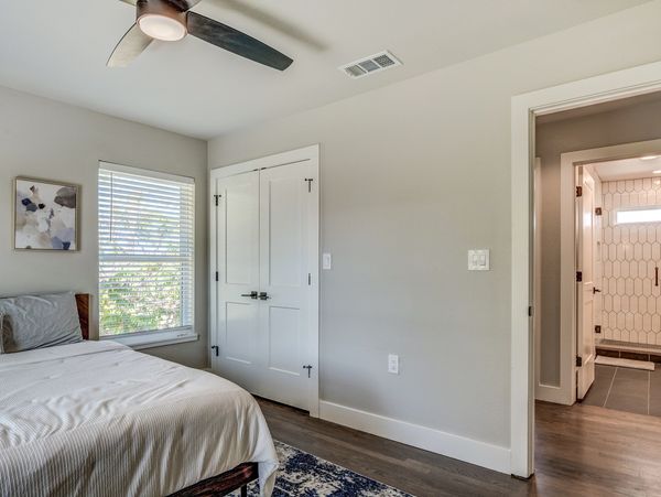 Bedroom view to bathroom