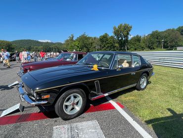 This Jensen earned 2nd place in its class during Sunday's in the Park Concours at Lime Rock!