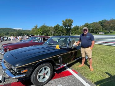 This Jensen earned 2nd place in its class during Sunday's in the Park Concours at Lime Rock!