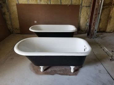 Claw footed tub .. custom colors