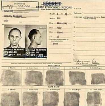 Reinhard Gehlen - covert interrogation