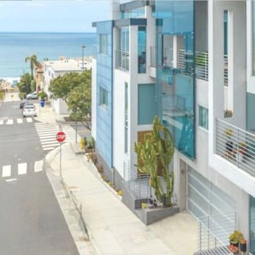 Blue Wave Beach House. Modern seaside homes with ocean view and so close to the beach.