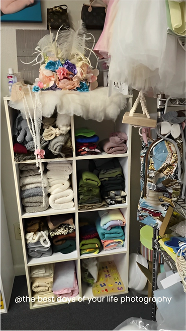 A White Color Section In A White Cupboard