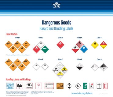 DANGEROUS GOODS CARGO LOGISTICS HAZARDOUS FLAMMABLE DGR ELI UN3481 LITHIUM ION BATTERIES