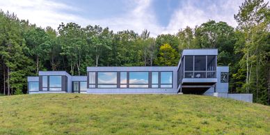 New single family residence construction located in in secluded wooded area of West Stockbridge, MA