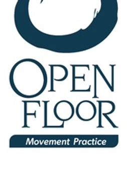 Logo for Open Floor Movement Practice with a circular design.