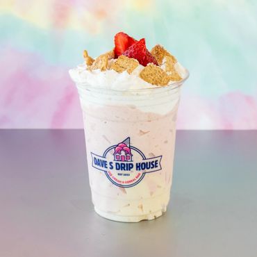 Strawberry Horchata colossal Cereal Swirl