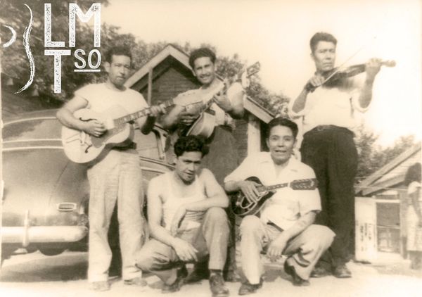 1940s (top) Leo Deloa, Arturo Huerta, Juan Barrientos, (bottom) Martin Deloa, Vidal Barrientos
