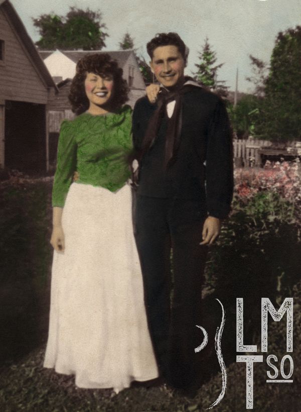 Trini Barrientos Huerta & Arturo Huerta 1944