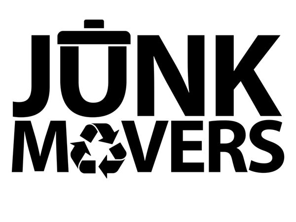 Logo for Junk Movers with a recycling symbol.