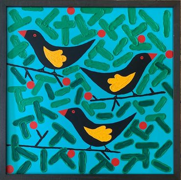 Birds in a Bush