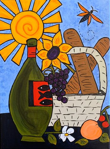 Summer Bounty
12" x 16" Acrylic Painting