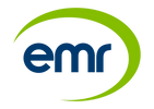 Logo with blue 'emr' text and a green curved swoosh.