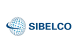 Sibelco corporate logo featuring a blue globe and company name.
