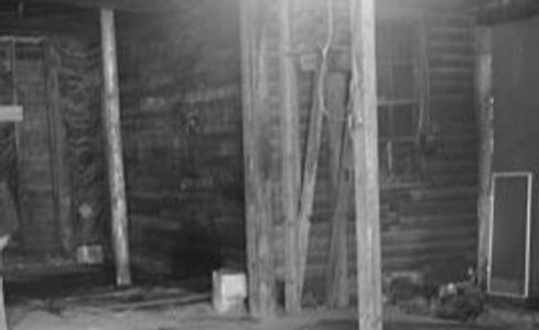 199 historic Augusta Montana blacksmith shop or forge; original walls can still be seen