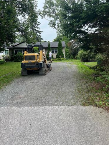 new driveway prep