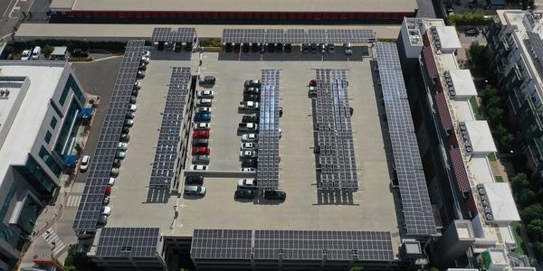electrification, Car Port Solar, Elevated solar racking, solar racking, Core Energy Group Inc