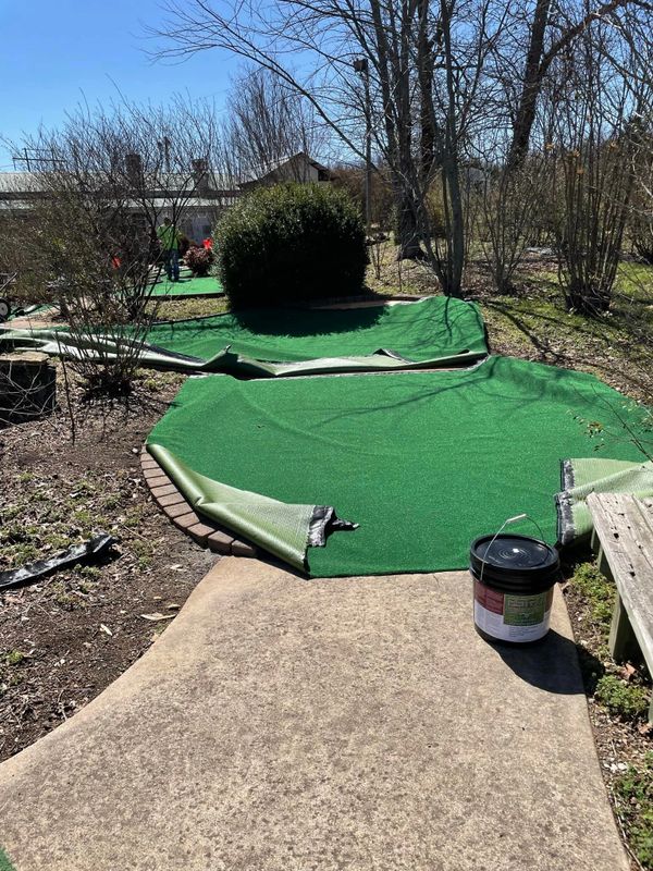 restoration of mini golf course