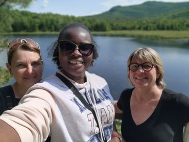 Petite promenade à la réserve de Magog. Superbe journée passée avec Johanne et Edith.