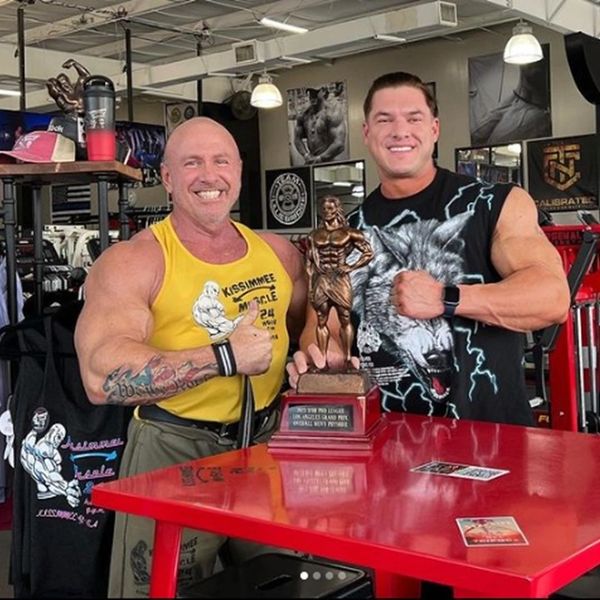 Kissimmee Muscle Gym Orlando owner Jonathan McGrael and IFBB Pro Carlos "Caike Pro" De Oliveira